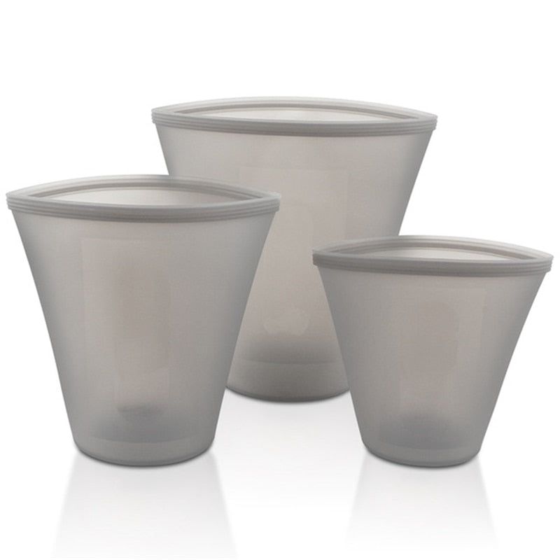 ReBag - Zip Top Silicone Food Storage Bags And Containers - absentel