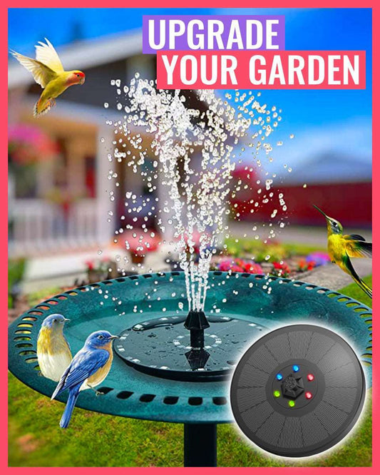 AviGlow - RGB Solar Bird Bath Fountain - absentel