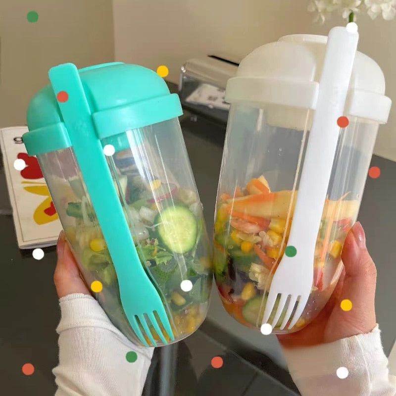 NutriToss™ - Green Salad Meal Shaker Cup - absentel