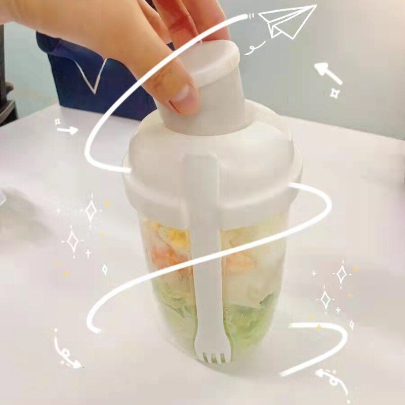 NutriToss™ - Green Salad Meal Shaker Cup - absentel