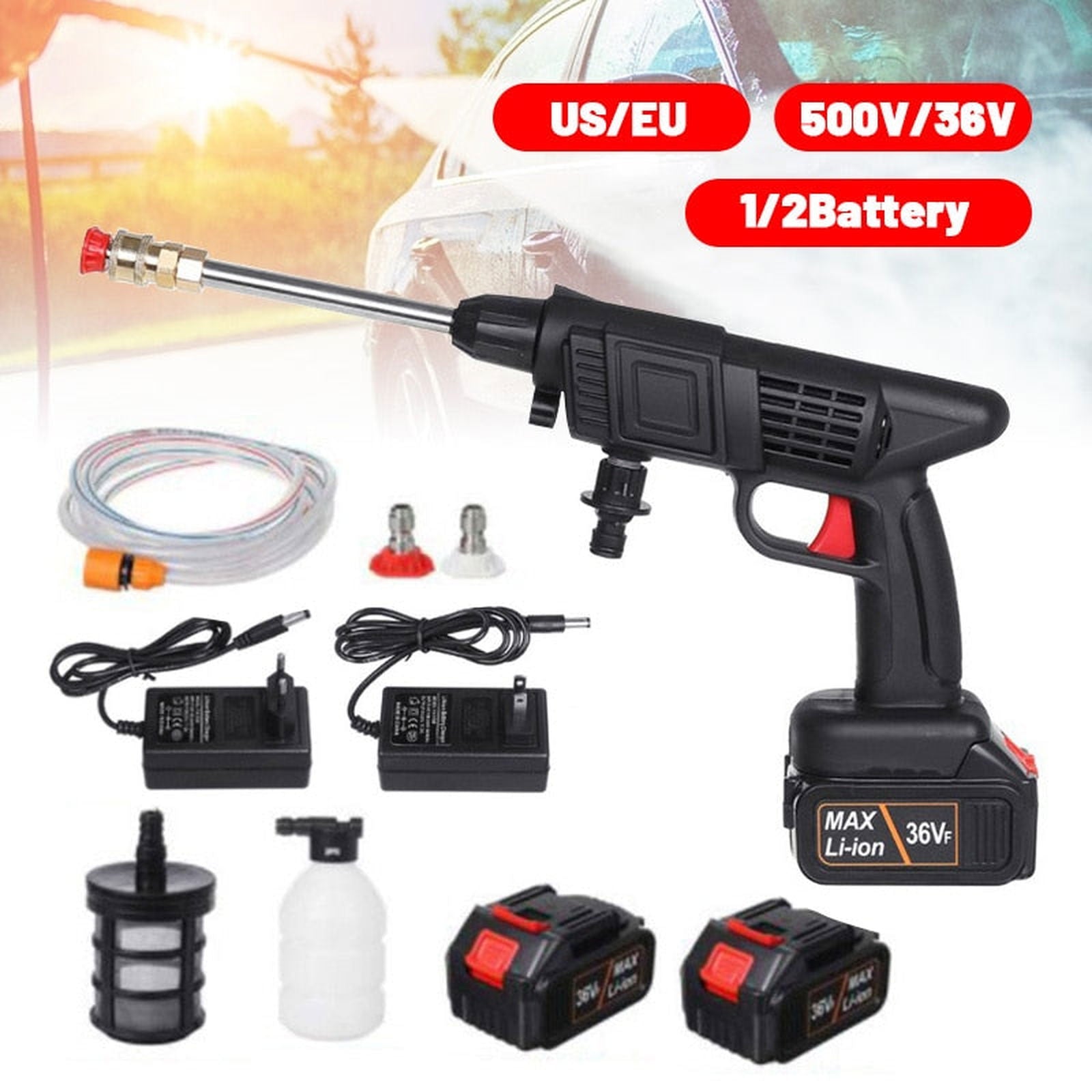 PressureSpray™ ProClean - Cordless Portable High Pressure Spray Water Gun - absentel