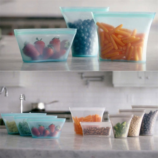 ReBag - Zip Top Silicone Food Storage Bags And Containers - absentel
