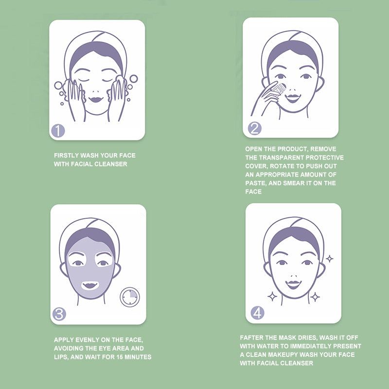 SwipeCleanse - Green Tea Deep Cleanse Mask - absentel