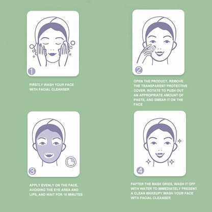 SwipeCleanse - Green Tea Deep Cleanse Mask - absentel