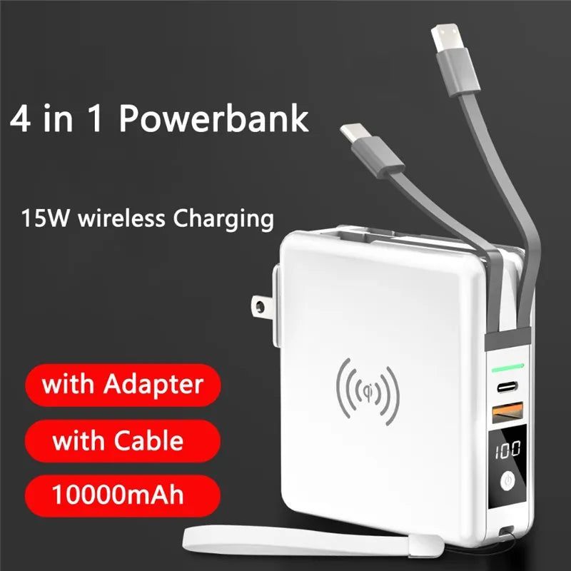 Travel Pro -ChargeMaster 5 In 1 Power Bank With Case - absentel