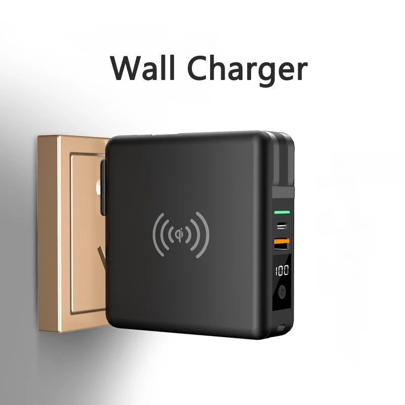 Travel Pro -ChargeMaster 5 In 1 Power Bank With Case - absentel