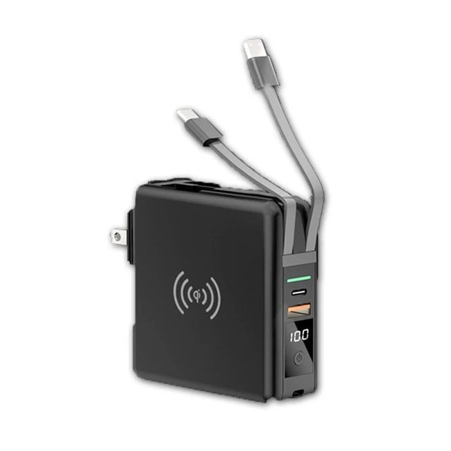 Travel Pro -ChargeMaster 5 In 1 Power Bank With Case - absentel
